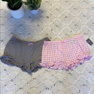2 pack ruffle PJ shorts